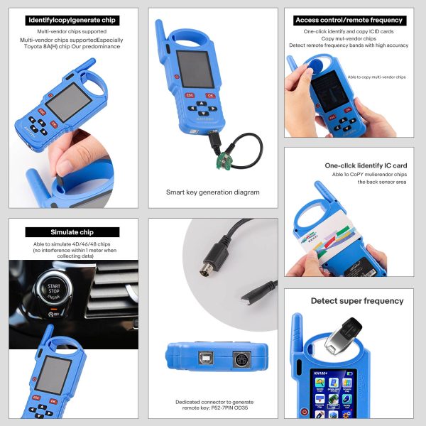 2025 Lonsdor KH100+ Hand-Held Key Programmer With Four Remote Keys Added TATA and Mahindra - Image 7